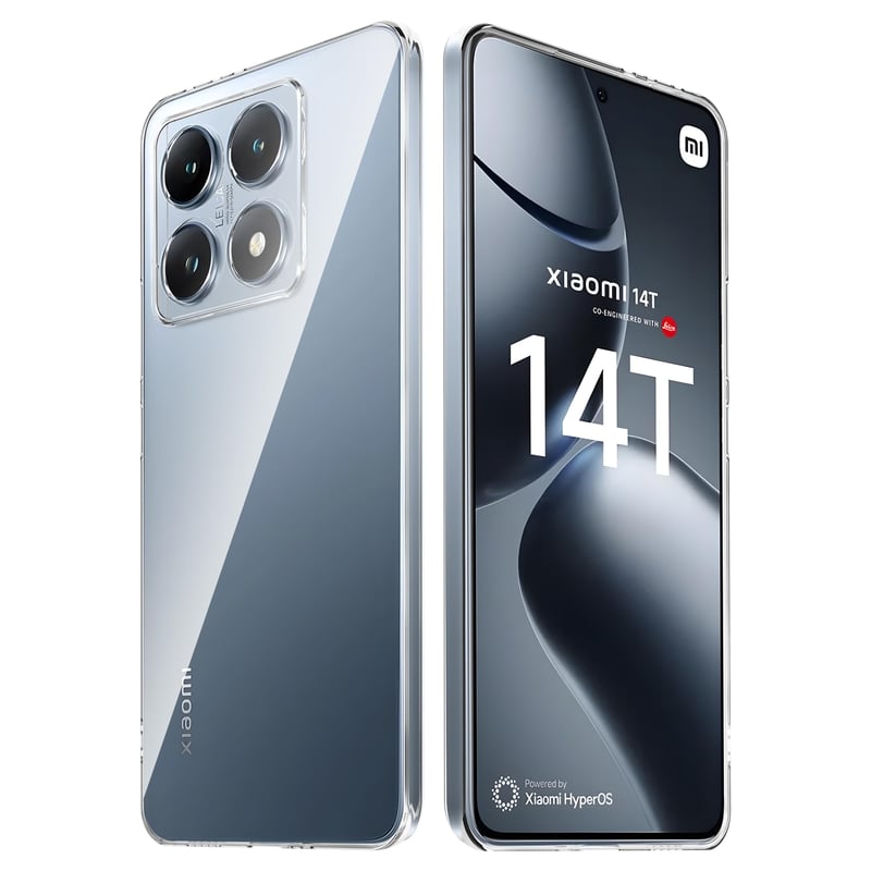 Priehľadný TPU obal CAUHENYEE pre Xiaomi 14T, ultratenký flexibilný silikónový kryt, ochranný obal odolný voči poškriabaniu a nárazom