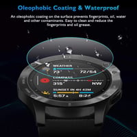 Folie de protecție din sticlă securizată CAVN pentru Garmin Fenix 6 / 6 Pro / 7S - 4 buc. 3