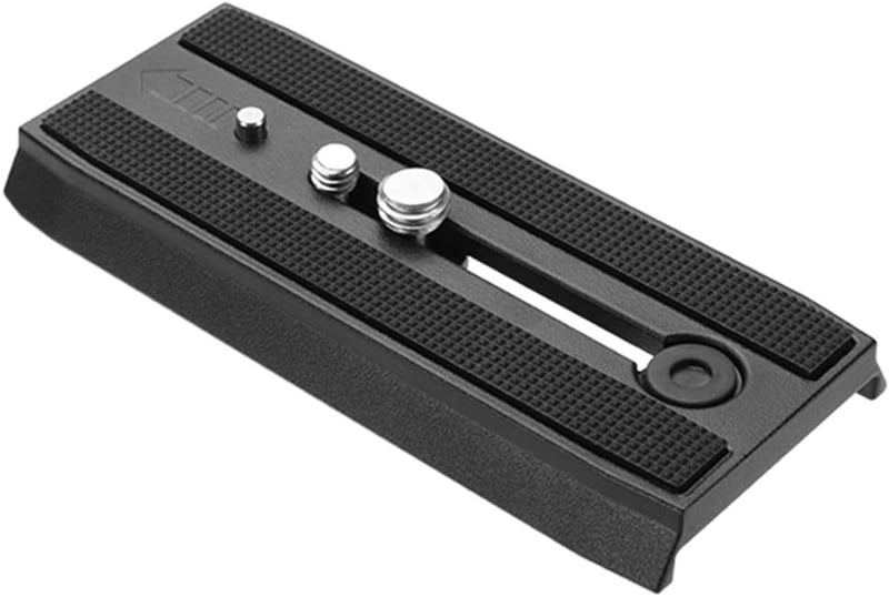 Cayer QR120 Csúszó Gyorsrögzítő Lemez 1/4"-20 & 3/8" Csavarokkal Manfrotto 501HDV 503HDV 701HDV Állványfejekhez