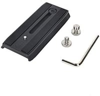 Cayer QR120 Csúszó Gyorsrögzítő Lemez 1/4"-20 & 3/8" Csavarokkal Manfrotto 501HDV 503HDV 701HDV Állványfejekhez 6
