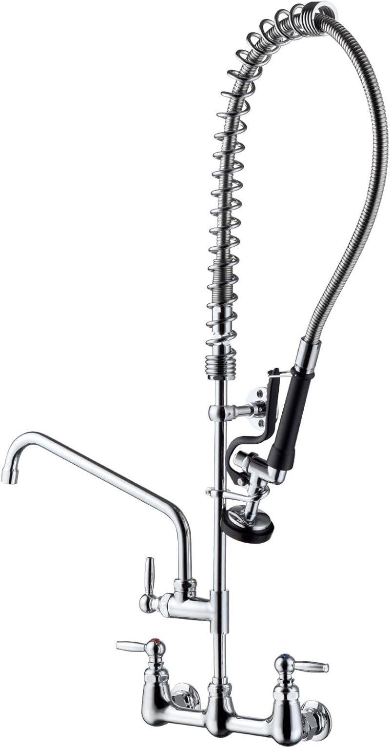 CAZACHEF Professzionális Konyhai Csaptelep Spray Funkcióval Forgó Csővel 91,5 cm