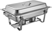CAZACHEF Rozsdamentes Melegentartó Tál Szett 4 db Buffet Parti Esküvő Étterem 3