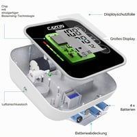 Digitálny automatický tlakomer na pažu CAZON, 2x120 pamätí, pre dvoch používateľov 2