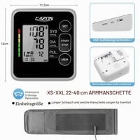 Digitálny automatický tlakomer na pažu CAZON, 2x120 pamätí, pre dvoch používateľov 7
