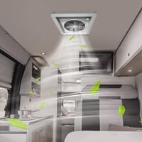 2012 Max Air Tetőszellőztető Lakóautókhoz - Halk Reverzibilis Elszívó Ventilátor, 12V, Távirányítóval, 360mm UV-Álló Fedéllel, Folyamatos Sz 7