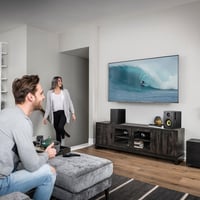 Sanyun SW206 80W Aktív Könyvespolc Hangfal, Kettős Üzemmód, 4" Stúdió Monitor és HiFi, Bluetooth 5.0, Optikai/Koaxiális/USB, Fekete 6