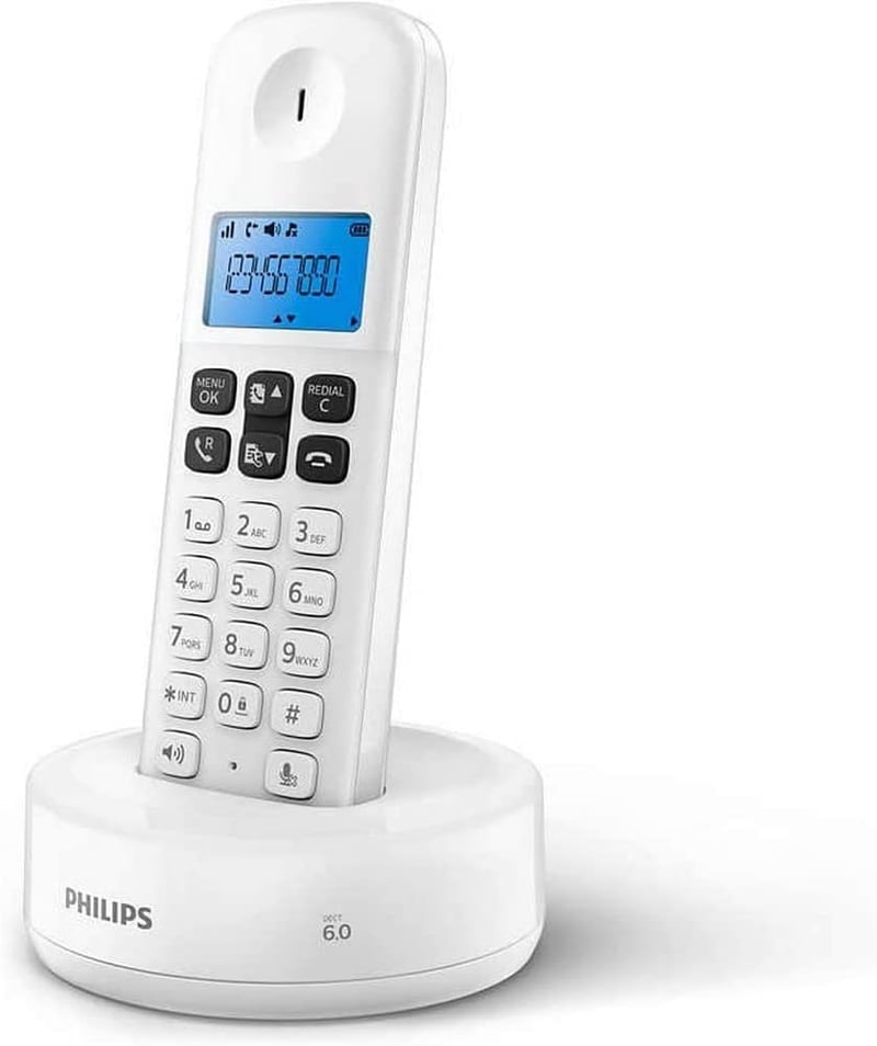 Philips D1612W Duo vezeték nélküli telefon - Fehér, ECO mód, 50m-300m hatótáv