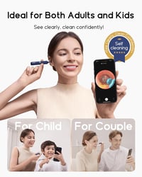 CAPMESSO 1920P HD WiFi Fülzsír Eltávolító Otoszkóp Kamerával - 360° Széles Látószögű Fültisztító Fény Funkcióval Fül/Orr/Nyak Vizsgálathoz F 2