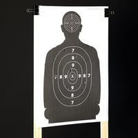 LÖ Lőlap készlet - 50 db fekete-fehér sziluett, 43x63 cm, légfegyverekhez és airsoft fegyverekhez 3