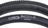 YunSCM 20 colos kerékpárgumi és belső szett, 20x2.35, E-bike és MTB kompatibilis 5