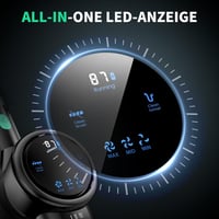 Sanfnz 45000Pa Akkumulátoros Porszívó 550W LED Kijelzővel, 65 Perc Üzemidő 4