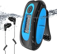 AGPTEK Bluetooth Mini Clip MP3 Lejátszó - Hordozható Zenelejátszó FM Rádióval, 64GB Micro SD Kártyával, Sportoláshoz Ideális - black 1