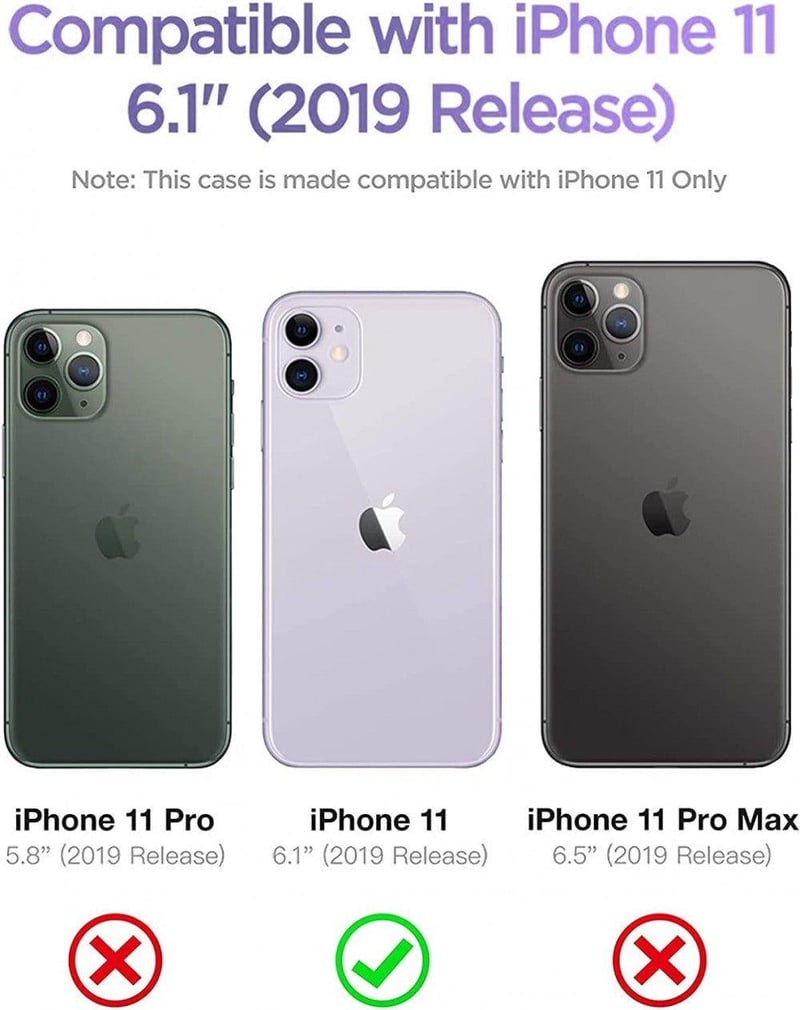 iPhone 11 Átlátszó Védőtok - Ütésálló Szilikon Borítás