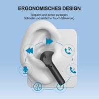 Bluetooth 5.3 Fülhallgató: HiFi Hangzás, 42 Órás Üzemidő, IPX8 Vízálló, iOS/Android 5