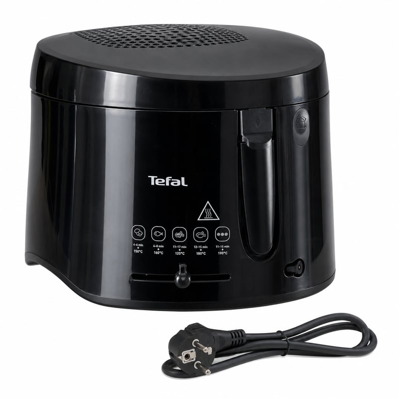 Friteuză Tefal Maxi Fry FF1078, tehnologie Cool Wall, capacitate 1,2 kg — defectă, pentru piese: nu pornește (stare: vezi poza 2)