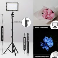 EMART RGB LED Videó Lámpa Szett - 5500K Állítható Fényerő, USB, Tripod Állvánnyal, Streaming, YouTube, Fotó Stúdió Világítás 7