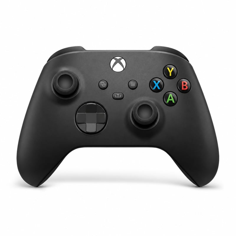 Bezdrôtový ovládač Xbox pre PC, čierny, bez USB-C kábla — chybný — chybný, na náhradné diely: Ovládač má drift (stav: pozri 2. obrázok)