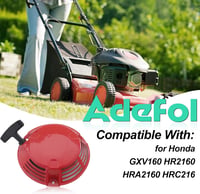 ADEFOL Indítómotor Honda GXV160 HR216 HRA216 HRC216 Fűnyírókhoz - Berántó Indító Szerkezet Emlékeztetővel, Csere Alkatrész 3