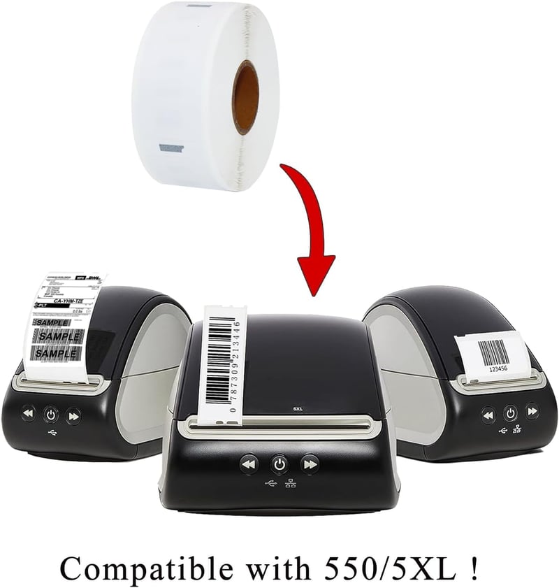 Molabel visszaküldési címke tekercs - Dymo LabelWriter 550 nyomtatókhoz - 6x500 db