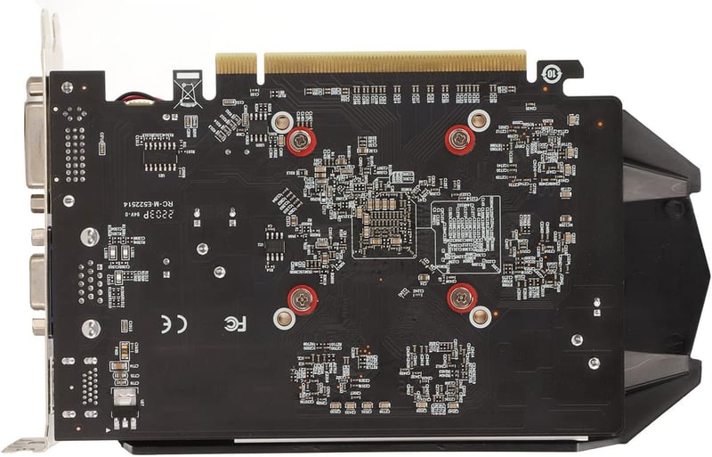ASHATA HD7670 jatekgrafikus karta 4GB GDDR5 128 bites PCI Express x16 2.1 hutessel DirectX 11 támogatással