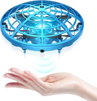 Kriogor UFO Mini Drón - LED-es Repülő Labda Játék Gyerekeknek 360°-os Forgással 1