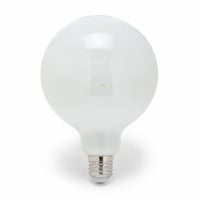 Bec LED cu filament Velamp Opal G125 Globe, E27, 22W, 3650lm, 4000K — defect, funcționează parțial: pată galbenă pe sticla becului (stare: vezi a 2-a imagine) 1
