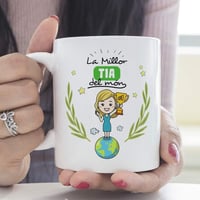 Katalán feliratos MUGFFINS kávésbögre, 350 ml-es űrtartalommal 2