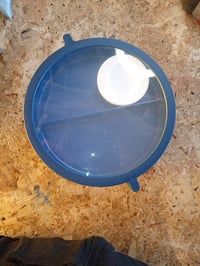 Cutie pentru prânz Mepal Bento Vita Bowl cu compartimente și recipient pentru sos, 1500 ml, albastru - Capac zgâriat și pătat (stare: vezi a 2-a imagine) 3