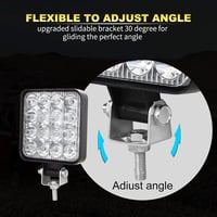 RIGIDON 10 db-os 48W LED Munkalámpa Szett - 3,3" Mini Spotlámpák Terepjáróhoz, SUV, ATV, Traktor, 4x4 Járművekhez, 6000K Fehér Fény, Vízálló 5