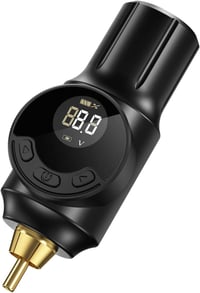 Biomaser 2000 mAh vezeték nélküli akkumulátor RCA rotációs géphez, USB-s, digitális kijelzővel 1