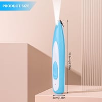 Kék LED-es kutyanyíró gép, csendes, mancsnyíró és állatgyógyászati lámpa 2