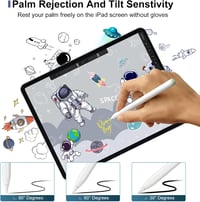 KEEPRO iPad ceruza 2. generáció - Mágneses töltésű, dőlés-érzékeny aktív toll iPad Pro, Air és Mini modellekhez 5