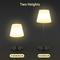 Hordozható LED asztali lámpa - Kültéri, vízálló, RGB színváltós, akkus Ecvivk éjjeli fény 2
