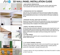 Art3d 3D PVC Fali Panel - Fehér Matt Összekapcsolódó Körök - Beltéri Faldekoráció Lakásba vagy Üzletbe - Vízálló - 50x50 cm - 12 db/csomag - 8
