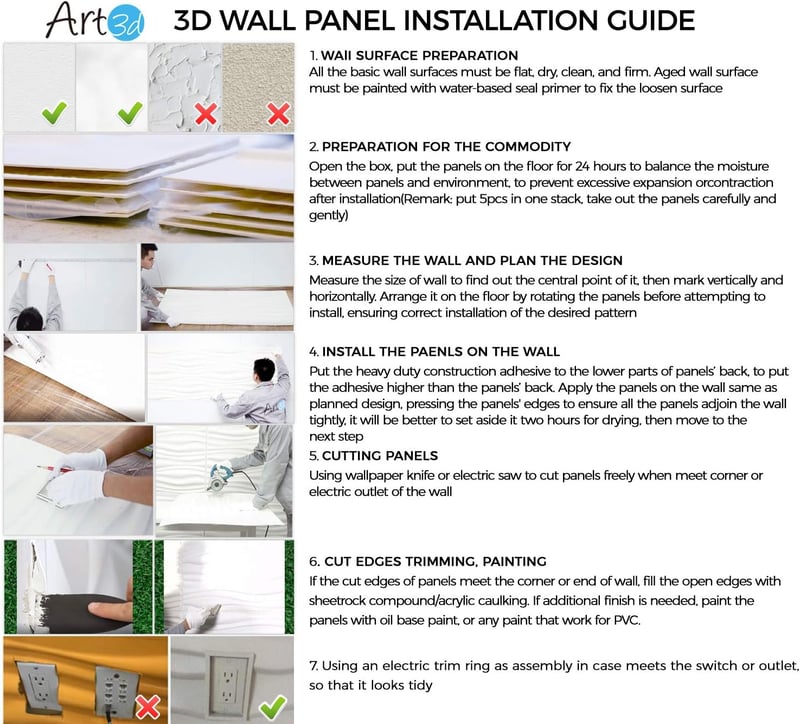 Art3d 3D PVC Fali Panel - Fehér Matt Összekapcsolódó Körök - Beltéri Faldekoráció Lakásba vagy Üzletbe - Vízálló - 50x50 cm - 12 db/csomag -