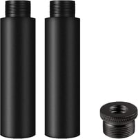 SAVITA 2db Mikrofon állvány hosszabbító + fém adapter, 1,5cm-es, asztali és karos állványokhoz 1