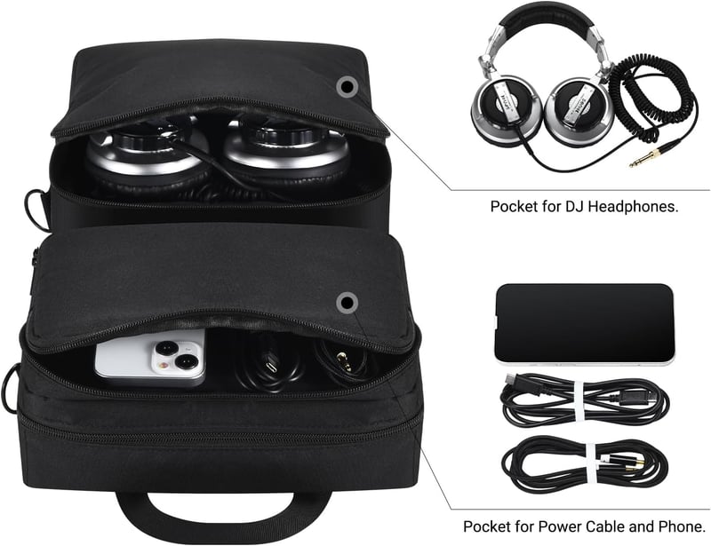 CBDYWVR DDJ-FLX2 Szállítótáska Pioneer DJ Kontrollerhez Állítható Pánt