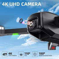 HANNVIW H330S GPS Drón 4K Kamerával - 5G FPV Élő Közvetítés, 249g Alatti, Kefementes Motor, Optikai Áramlás, Követő Mód, Kezdőknek és Haladó 2