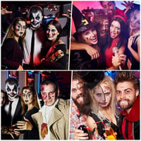 Halloween Arctetoválás Szett - 10db Seb, Szellem és Csontváz Mintával 6