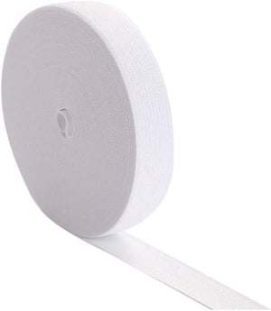 EXFEA Bijela elastična traka 5m x 15mm - Kvalitetna tkana guma
