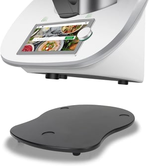 CBJEHIFEY bambus klizna ploča za Thermomix TM6 / TM5 kuhinjski robot - crna