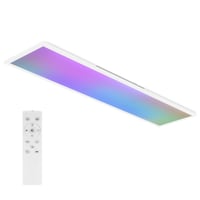 CBJKTX LED panel 120x30 cm, stmievateľné RGB stropné svietidlo s diaľkovým ovládaním, 36W, dlhé ploché stropné osvetlenie do kancelárie, obývačky, kuchyne a dielne 9