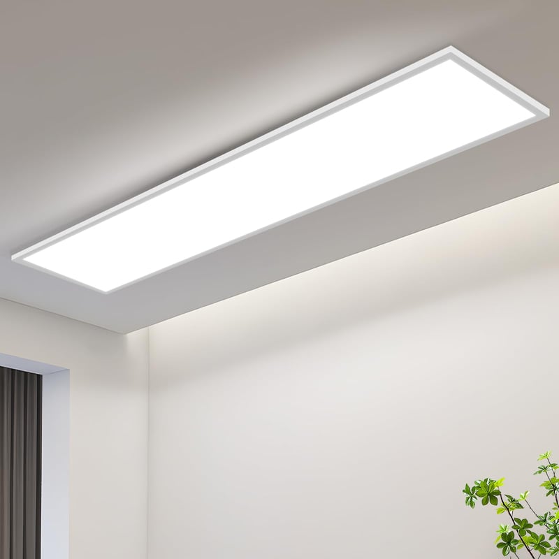 Stropné LED svietidlo CBJKTX 120x30 cm, stmievateľný plochý podlhovastý panel