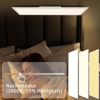 Stropné LED svietidlo CBJKTX 120x30 cm, stmievateľný plochý podlhovastý panel 8
