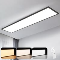 CBJKTX LED panel stropné svietidlo stmievateľné ploché dlhé stropné svietidlo vstavané LED osvetlenie s nastaviteľným jasom 1