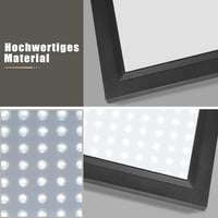 CBJKTX LED panel stropné svietidlo stmievateľné ploché dlhé stropné svietidlo vstavané LED osvetlenie s nastaviteľným jasom 6