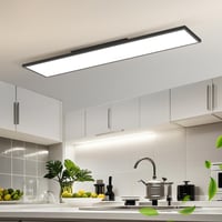 CBJKTX LED panel stropné svietidlo stmievateľné ploché dlhé stropné svietidlo vstavané LED osvetlenie s nastaviteľným jasom 7