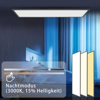 CBJKTX LED panel stropné svietidlo stmievateľné ploché dlhé stropné svietidlo vstavané LED osvetlenie s nastaviteľným jasom 8
