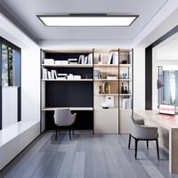CBJKTX LED panel stropné svietidlo stmievateľné ploché dlhé stropné svietidlo vstavané LED osvetlenie s nastaviteľným jasom 4