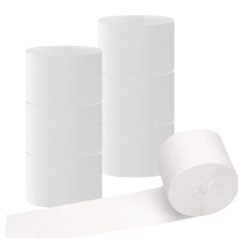 CC wonderland zona Krep papir bijeli 12 rola party dekoracija traka za ukrašavanje 4,5 cm x 25 m rođendan proslava ukrasi